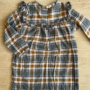 Mabo dress in flannel check